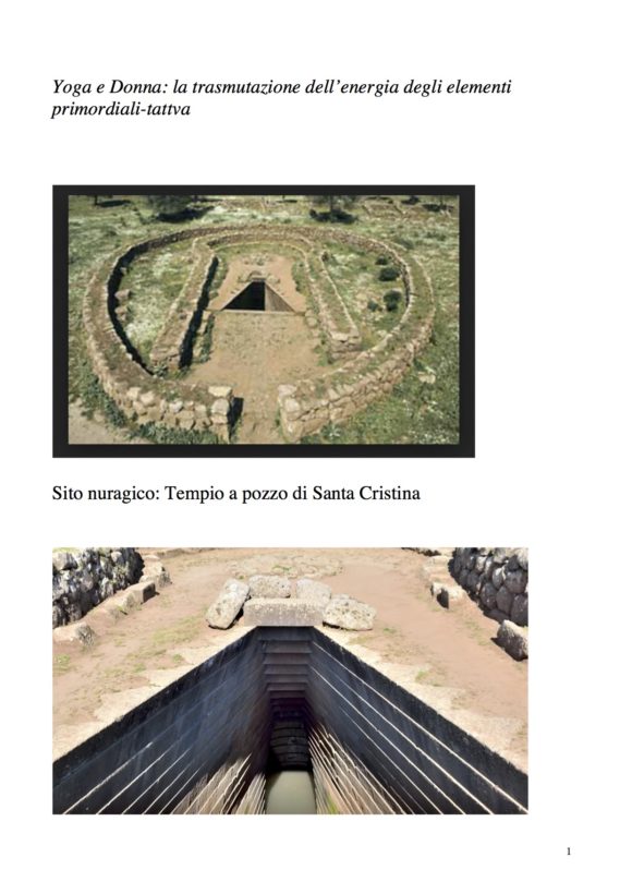 Tempio nuragico Sardegna